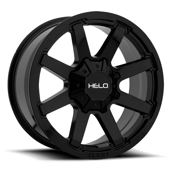 Helo HE909 GLOSS BLACK Wheels for 2002-2018 DODGE RAM 1500 [] - 20X9 18 MM - 20"  - (2018 2017 2016 2015 2014 2013 2012 2011 2010 2009 2008 2007 2006 2005 2004 2003 2002)