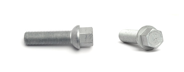H&R Wheel Bolt for 8mm Wheel Spacer - 1989-1991 Audi 90 Quattro 20V Coupe - Silver Ball - 1453503 - (1991 1990 1989)