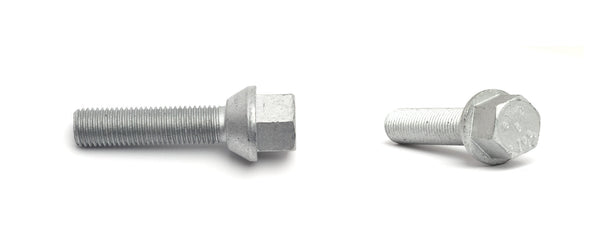 H&R Wheel Bolt for 5mm Wheel Spacer - 1997-2002 Mercedes-Benz CLK430 - Silver Tapered - 1254501 - (2002 2001 2000 1999 1998 1997)