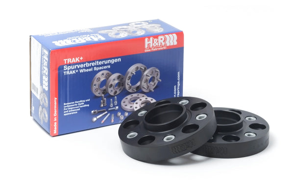 H&R DRA 45mm Wheel Spacers Black for 2006-2012 BMW 328i Sport Wagon E91 - 9075725SW - [2012 2011 2010 2009 2008 2007 2006]