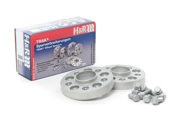 H&R DRA 30mm Wheel Spacer Silver for 2012-2016 Fiat 500 - 6014580 - (2016 2015 2014 2013 2012)