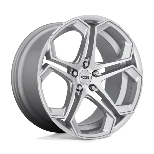 Foose 1PC F170 IMPALA GLOSS SILVER MACHINED Wheels for 2021-2023 ACURA TLX [] - 20X9 35 mm - 20"  - (2023 2022 2021)