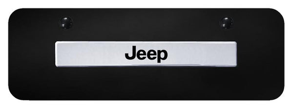 Jeep Jeep Chrome on Black 3D Bar Mini License Plate - JEE.N.CBM