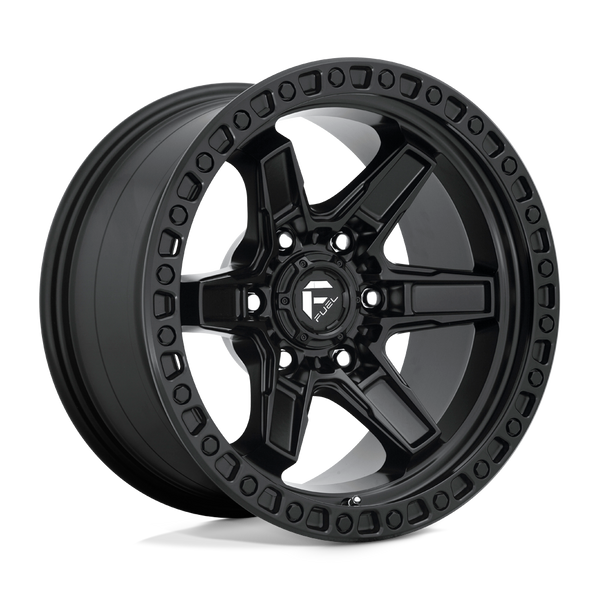 Fuel 1PC D697 KICKER MATTE BLACK Wheels for 2021-2022 FORD BRONCO [] - 18X9 1 MM - 18"  - (2022 2021)