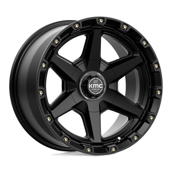 KMC KM101 TEMPO SATIN BLACK Wheels for 2022-2024 FORD EXPEDITION [] - 20X9 0 MM - 20"  - (2024 2023 2022)