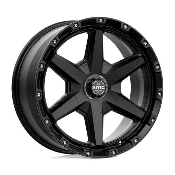 KMC KM101 TEMPO SATIN BLACK Wheels for 2021-2022 FORD BRONCO [] - 20X9 18 MM - 20"  - (2022 2021)