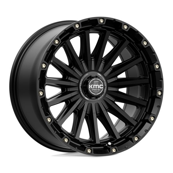 KMC KM102 SIGNAL SATIN BLACK Wheels for 2022-2024 FORD EXPEDITION [] - 17X9 0 MM - 17"  - (2024 2023 2022)