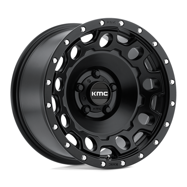 KMC KM529 HOLESHOT SATIN BLACK Wheels for 2015-2020 ACURA TLX [] - 17X8.5 34 MM - 17"  - (2020 2019 2018 2017 2016 2015)