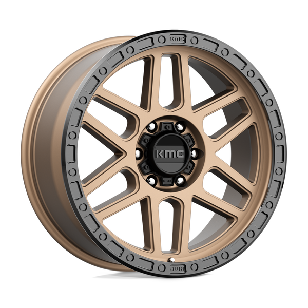 KMC KM544 MESA MATTE BRONZE WITH BLACK LIP Wheels for 2019-2022 FORD RANGER [] - 20X9 18 MM - 20"  - (2022 2021 2020 2019)