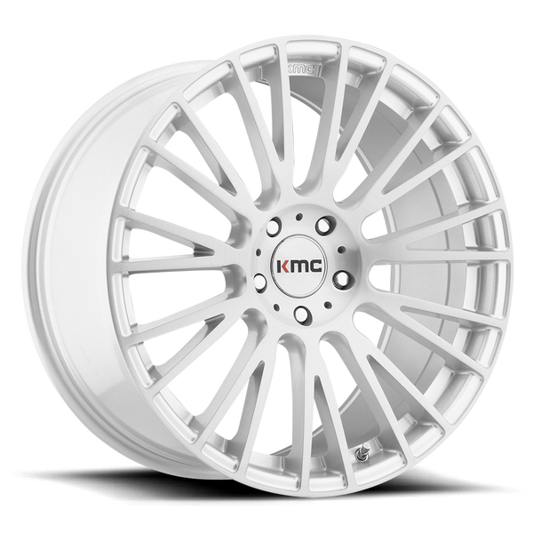 KMC KM706 IMPACT BRUSHED SILVER Wheels for 2014-2020 ACURA RLX [] - 18X8 38 mm - 18"  - (2020 2019 2018 2017 2016 2015 2014)