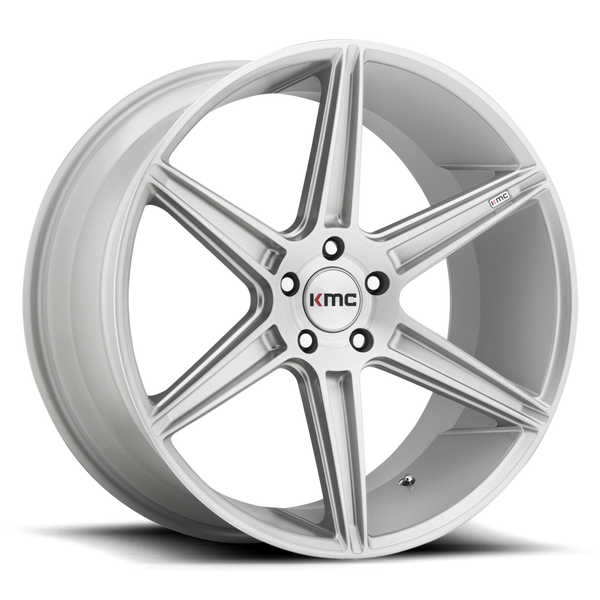 KMC KM711 PRISM BRUSHED SILVER Wheels for 2017-2023 HONDA RIDGELINE [] - 22X9 20 mm - 22"  - (2023 2022 2021 2020 2019 2018 2017)