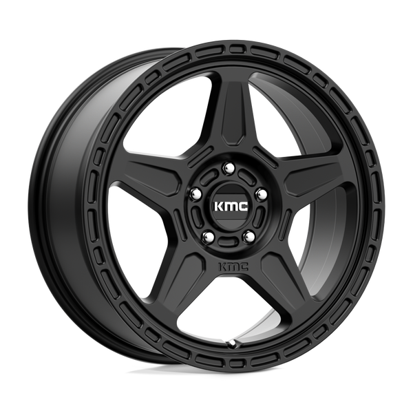 KMC KM721 ALPINE SATIN BLACK Wheels for 2004-2008 ACURA TL TYPE-S [] - 18X8 38 mm - 18"  - (2008 2007 2006 2005 2004)