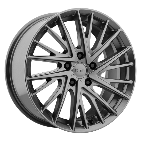 KMC KM697 NEWTON MATTE GRAPHITE Wheels for 2017-2022 ACURA ILX [] - 19X8 38 mm - 19"  - (2022 2021 2020 2019 2018 2017)