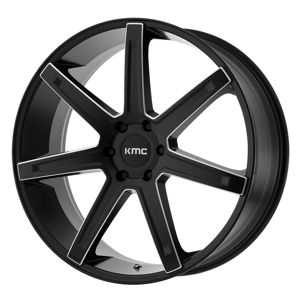 KMC KM700 REVERT SATIN BLACK MILLED Wheels for 2017-2020 ACURA MDX [] - 20X9 35 mm - 20"  - (2020 2019 2018 2017)