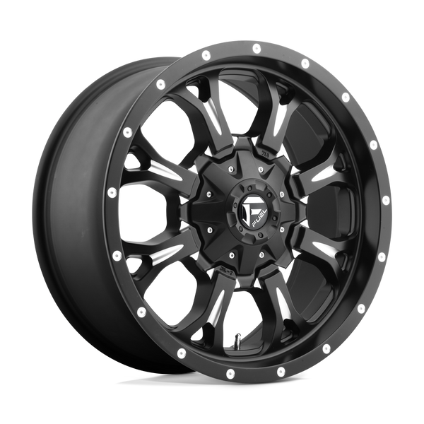 Fuel 1PC D517 KRANK MATTE BLACK MILLED Wheels for 2021-2023 FORD F-150 [] - 20X9 20 MM - 20"  - (2023 2022 2021)