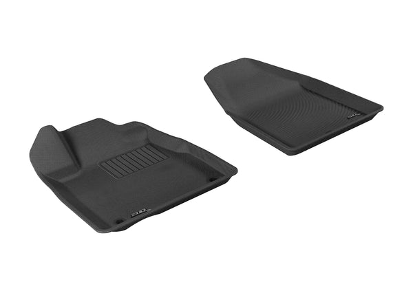 3D MAXpider KAGU Floor Mat for 2007-2013 ACURA MDX  - BLACK - 1ST ROW - L1AC00011509 [2020 2019 2018 2017 2016 2015 2014]