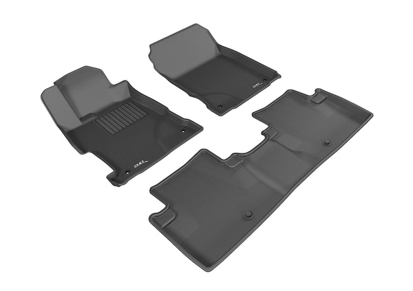 3D MAXpider KAGU Floor Mat for 2013-2022 ACURA ILX  - BLACK - 1ST ROW 2ND ROW  - L1AC00801509 [2023 2022 2021 2020 2019]