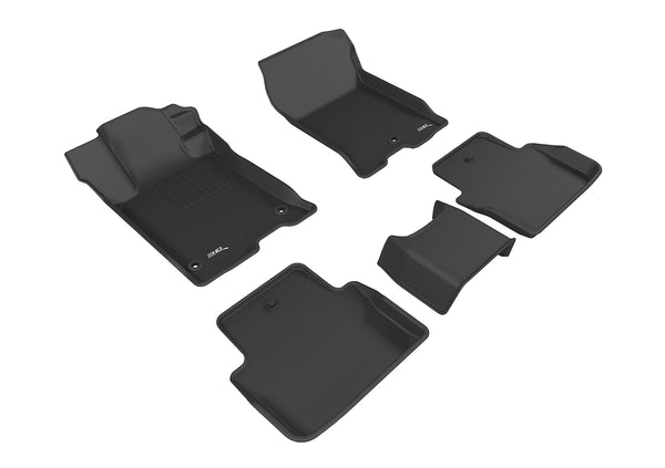 3D MAXpider KAGU Floor Mat for 2015-2020 ACURA TLX FWD  - BLACK - 1ST ROW 2ND ROW  - L1AC00901509 [2023 2022]