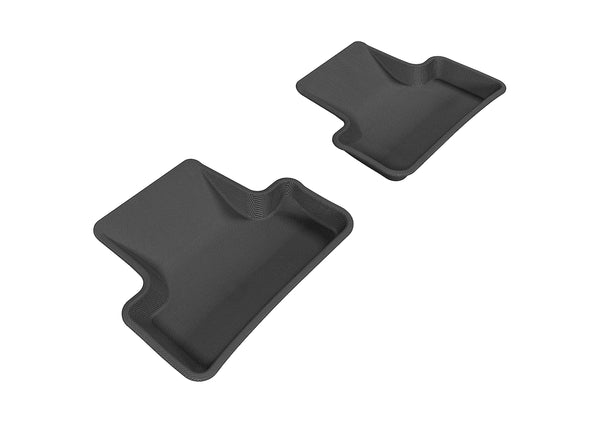 3D MAXpider KAGU Floor Mat for 2009-2017 AUDI Q5 / SQ5  - BLACK - 2ND ROW - L1AD00921509 [2024 2023 2022 2021 2020 2019 2018 2017]