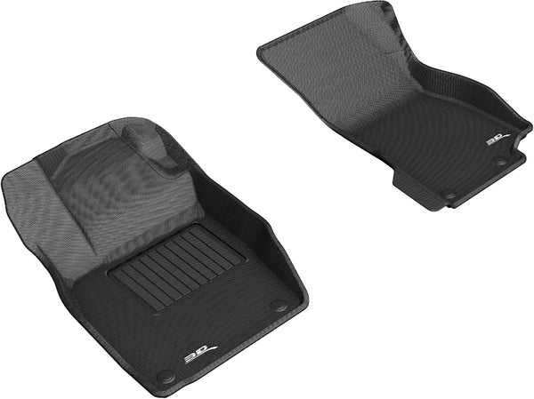 3D MAXpider KAGU Floor Mat for 2019-2023 AUDI A8L / S8L  - BLACK - 1ST ROW - L1AD05011509 [2013 2012 2011 2010 2009 2008 2007]