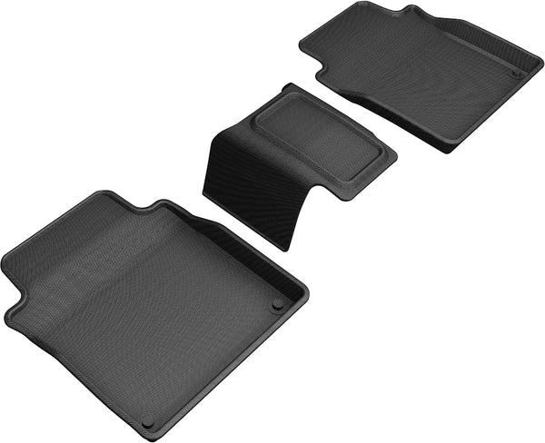 3D MAXpider KAGU Floor Mat for 2019-2023 AUDI A8L / S8L  - BLACK - 2ND ROW - L1AD05021509 [2018 2017 2016 2015 2014 2013 2012 2011]