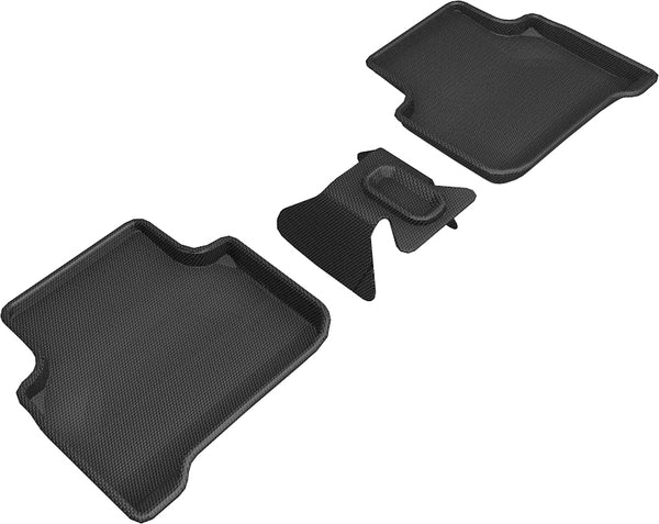 3D MAXpider KAGU Floor Mat for 2019-2024 AUDI Q3  - BLACK - 2ND ROW - L1AD05521509 [2018 2017 2016 2015 2014 2013 2012]