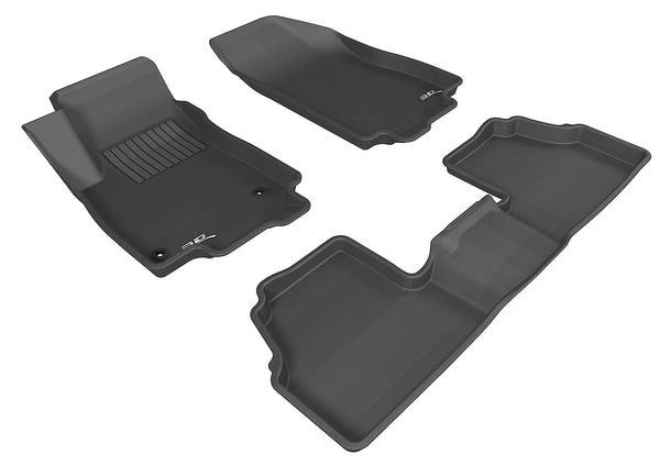 3D MAXpider KAGU Floor Mat for 2013-2022 BUICK ENCORE  - BLACK - 1ST ROW 2ND ROW - L1BC01601509 [2015 2014 2013 2012 2011 2010 2009]