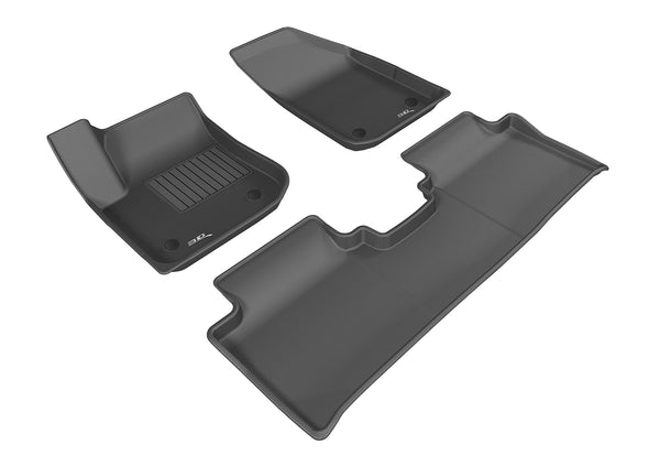 3D MAXpider KAGU Floor Mat for 2016-2020 BUICK ENVISION  - BLACK - 1ST ROW 2ND ROW - L1BC02401509 [2014 2013 2012 2011 2010 2009 2008]