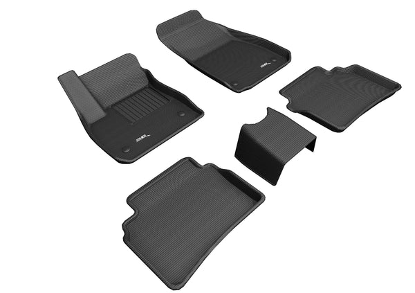 3D MAXpider KAGU Floor Mat for 2018-2020 BUICK REGAL  - BLACK - 1ST ROW 2ND ROW - L1BC03901509 [2022 2021 2020 2019 2018 2017 2016]