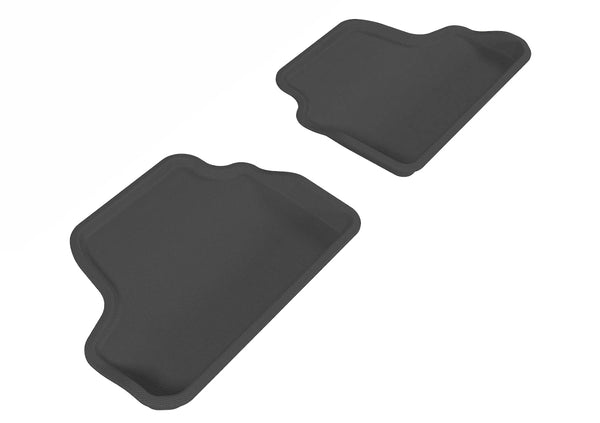 3D MAXpider KAGU Floor Mat for 2007-2013 BMW 3 SERIES CONVERTIBLE E93 - BLACK - 2ND ROW - L1BM02421509 [2024 2023 2022 2021 2020 2019]