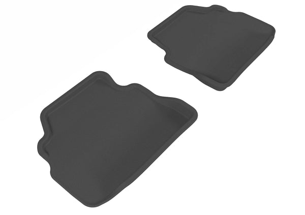 3D MAXpider KAGU Floor Mat for 2007-2013 BMW 3 SERIES E92 - BLACK - 2ND ROW - L1BM02521509 [2024 2023 2022 2021 2020 2019]