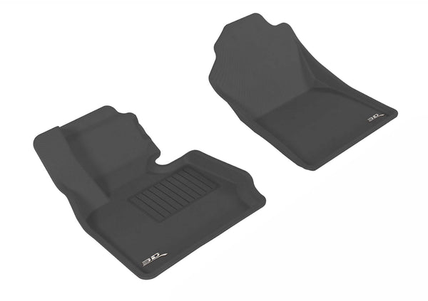 3D MAXpider KAGU Floor Mat for 2011-2018 BMW X3 (F25) / X4 (F26) F25 / F26 - BLACK - 1ST ROW - L1BM03211509 [2024 2023 2022 2021 2020 2019]