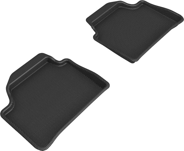 3D MAXpider KAGU Floor Mat for 2014-2021 BMW 2 SERIES (F22)  - BLACK - 2ND ROW - L1BM03621509 [2024 2023 2022 2021 2020 2019]