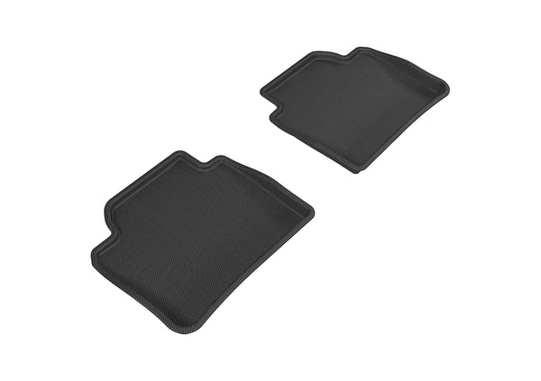 3D MAXpider KAGU Floor Mat for 2012-2020 BMW 3 SERIES (F30) / 4 SERIES(F36) F30 / F36 - BLACK - 2ND ROW - L1BM03721509 [2024 2023 2022 2021 2020 2019 2018]