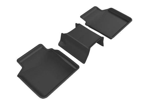 3D MAXpider KAGU Floor Mat for 2016-2022 BMW 7 SERIES  - BLACK - 2ND ROW - L1BM07621509 [2016 2015 2014 2013 2012 2011]