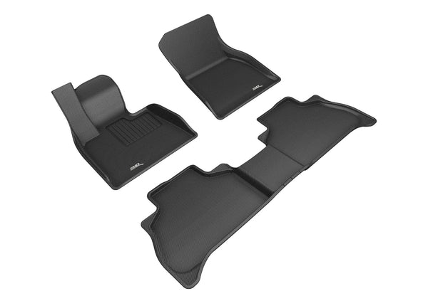 3D MAXpider KAGU Floor Mat for 2019-2024 BMW X5 (G05)  - BLACK - 1ST ROW 2ND ROW - L1BM10201509 [2014 2013 2012 2011]