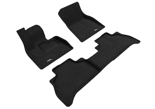 3D MAXpider ELEGANT Floor Mat for 2019-2023 BMW X5 (G05)  - BLACK - 1ST ROW 2ND ROW - L1BM10204709 [2014 2013 2012 2011]