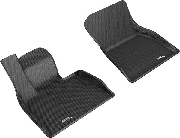 3D MAXpider KAGU Floor Mat for 2019-2024 BMW X5 (G05) / X6 (G06) / X7 (G07)  - BLACK - 1ST ROW - L1BM10211509 [2013 2012 2011 2010 2009 2008 2007]