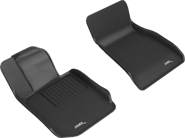 3D MAXpider KAGU Floor Mat for 2019-2024 BMW 3 SERIES (G20)  - BLACK - 1ST ROW - L1BM10311509 [2017 2016 2015 2014 2013 2012 2011 2010 2009]