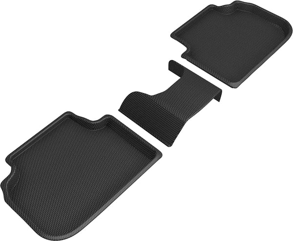 3D MAXpider KAGU Floor Mat for 2020-2023 BMW 2 SERIES GRAN COUPE  - BLACK - 2ND ROW - L1BM11121509 [2019 2018 2017 2016]