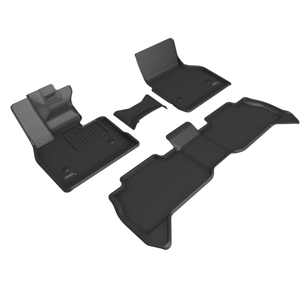 3D MAXpider ELEGANT Floor Mat for 2022-2023 BMW iX  - BLACK - 1ST ROW 2ND ROW - L1BM12404709 [2024 2023 2022 2021 2020 2019 2018]