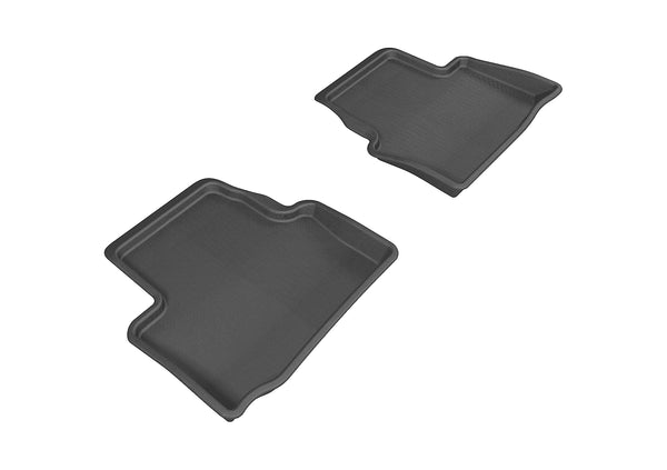 3D MAXpider KAGU Floor Mat for 2013-2019 CADILLAC ATS/ ATS-V  - BLACK - 2ND ROW - L1CD00621509 [2023 2022 2021]