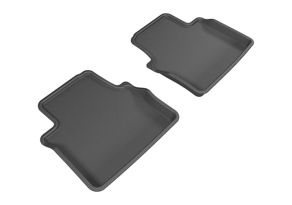 3D MAXpider KAGU Floor Mat for 2014-2019 CADILLAC CTS  - BLACK - 2ND ROW - L1CD01021509 [2014 2013 2012]