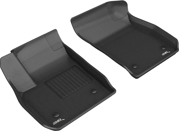 3D MAXpider KAGU Floor Mat for 2019-2023 CADILLAC XT4  - BLACK - 1ST ROW - L1CD02011509 [2023 2022 2021]