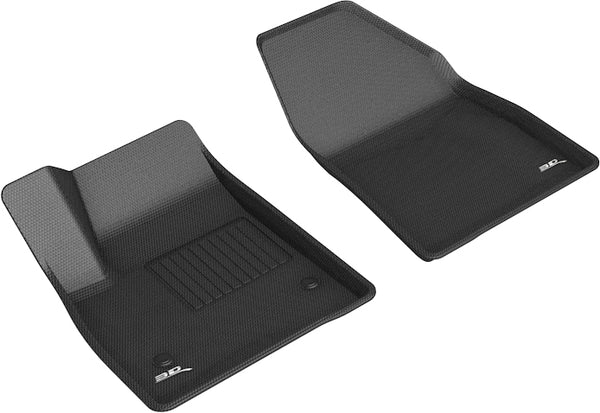 3D MAXpider KAGU Floor Mat for 2020-2024 CADILLAC XT6  - BLACK - 1ST ROW - L1CD02111509 [2020 2019 2018 2017 2016 2015 2014 2013 2012 2011 2010 2009]