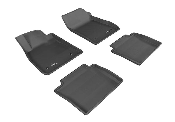 3D MAXpider KAGU Floor Mat for 2014-2020 CHEVROLET IMPALA  - BLACK - 1ST ROW 2ND ROW - L1CH04201509 [2023 2022 2021 2020 2019]