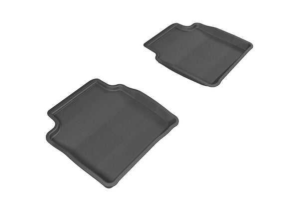 3D MAXpider KAGU Floor Mat for 2008-2012 CHEVROLET MALIBU  - BLACK - 2ND ROW - L1CH04821509 [2024 2023 2022 2021 2020 2019]
