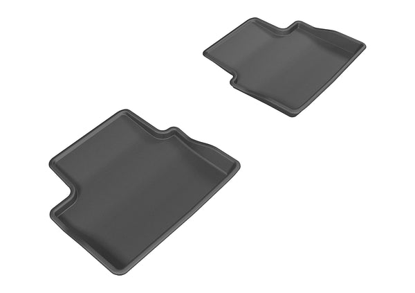 3D MAXpider KAGU Floor Mat for 2013-2015 CHEVROLET MALIBU  - BLACK - 2ND ROW - L1CH06321509 [2010 2009 2008 2007 2006]