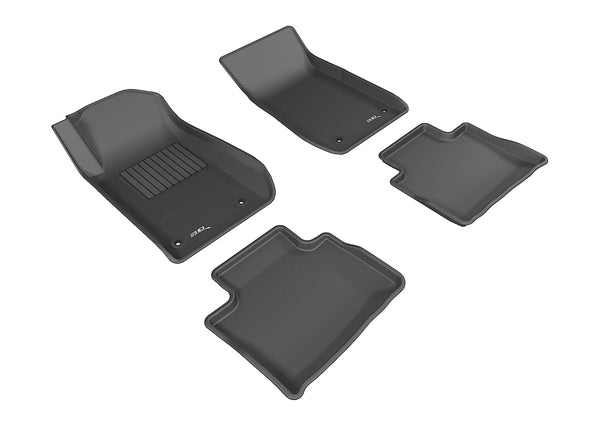 3D MAXpider KAGU Floor Mat for 2014-2017 CHEVROLET SS  - BLACK - 1ST ROW 2ND ROW - L1CH06401509 [2014 2013 2012 2011]