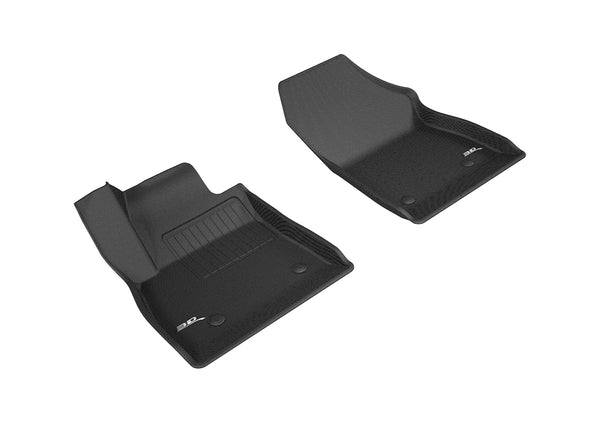 3D MAXpider KAGU Floor Mat for 2016-2019 CHEVROLET CRUZE  - BLACK - 1ST ROW - L1CH07611509 [2012 2011]